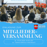 Einladung zur Mitgliederversammlung